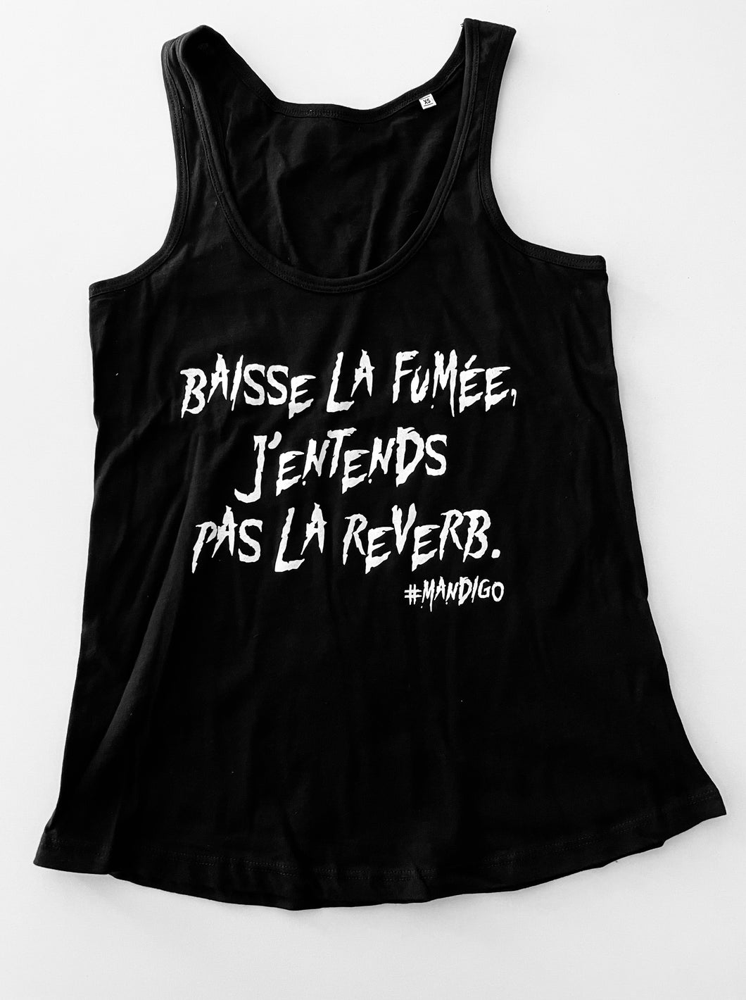 Débardeur féminin taille M - Baisse la fumée, j'entends pas la reverb